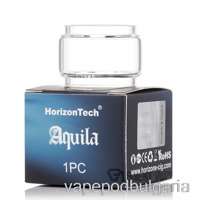 Vape 10000 Дръпки Horizon Tech Aquila Replacement Glass 5ml Bubble Glass